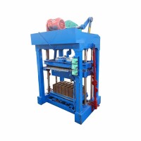 Qtj4-40 Fly Ash Small Moving Block Brick Making Machine Cost Cement Sand Hollow Block Making Machines